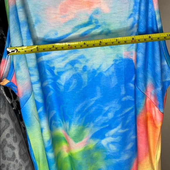 Tie dye maxi dress with pockets - Picture 5 of 5